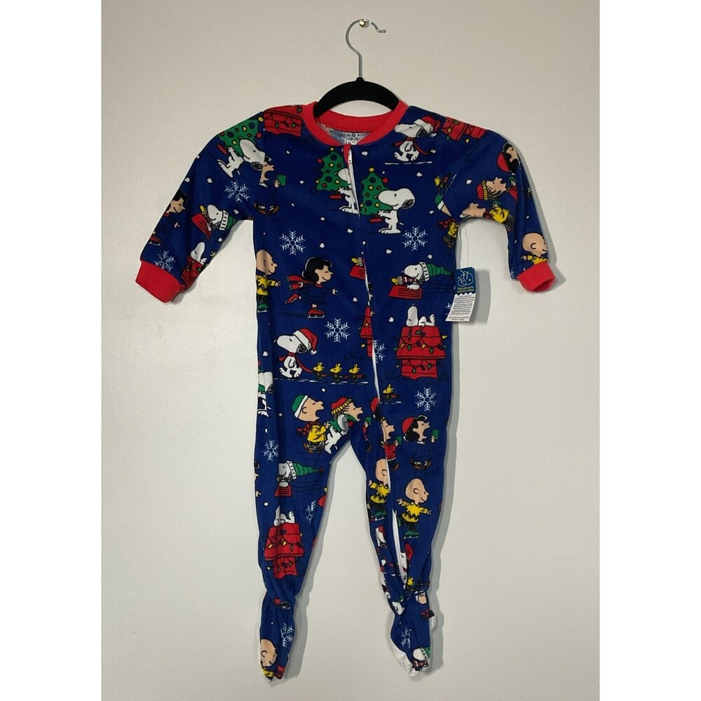Peanuts Family Matching Infant Sleeper Size 24M